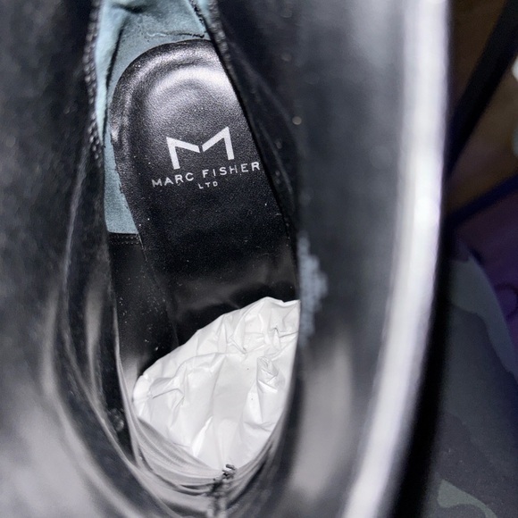 Marc Fisher Booties w/Snakeskin Heel - Picture 8 of 9